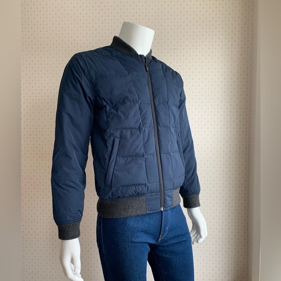 Aether Ion Down Quilted Bomber Jacket sz S PWM2 - Picture 4 of 9